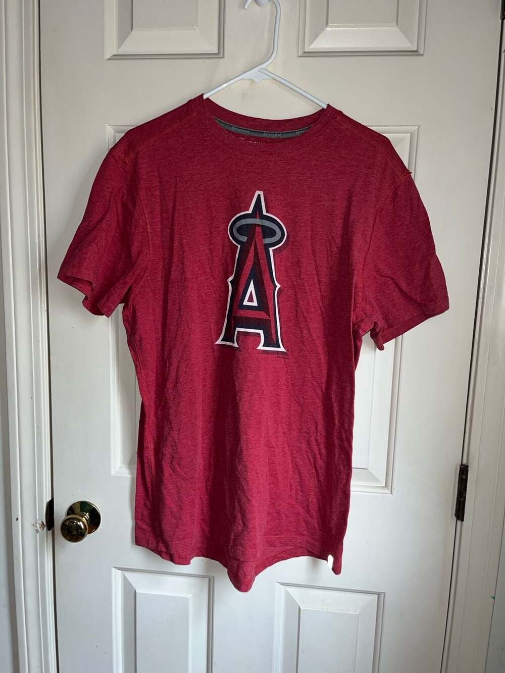 47 Forward Los Angeles Angels Red Super Rival Heathered T-Shirt